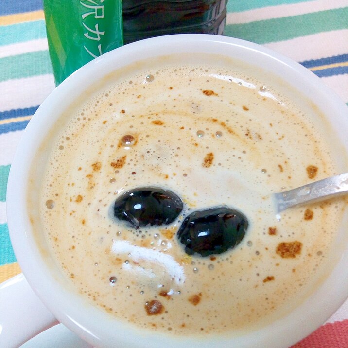 ホッと☆黒豆きなこカプチーノ♪